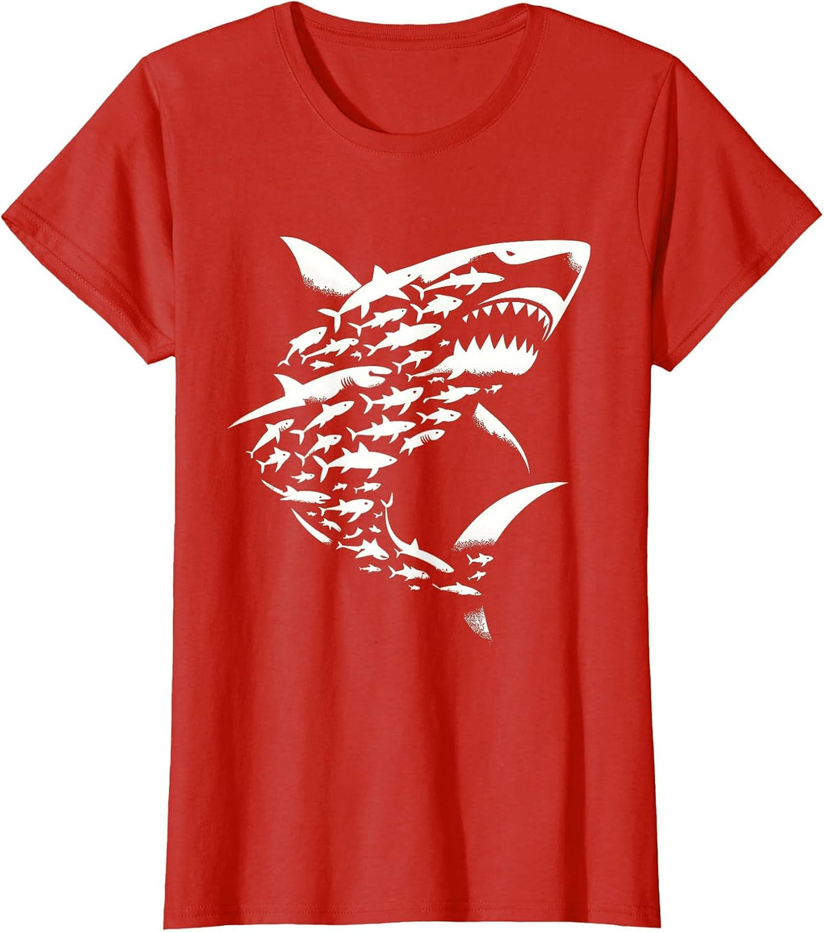 Shark Lover Marine Biology Animal Science Sharks T-Shirt - Red