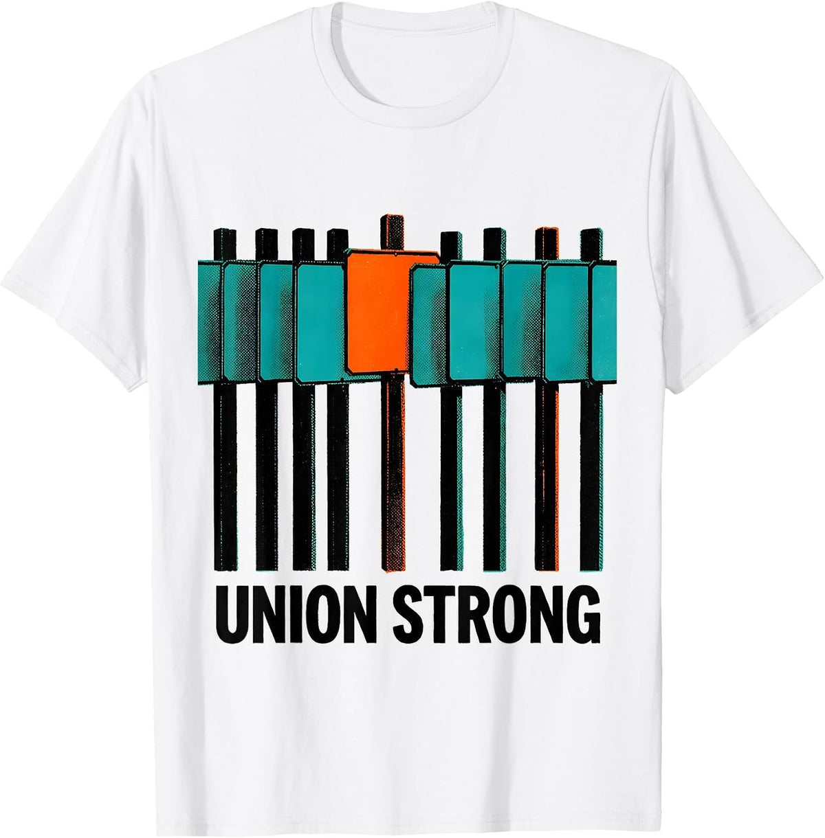 Men's Union Strong Labor Day Skilled Union Worker T-Shirt - White