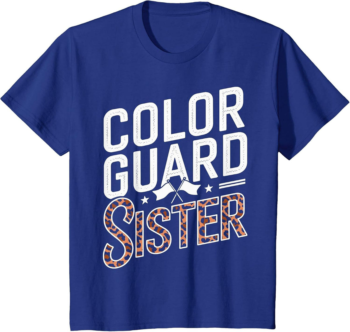 Color Guard Sister T-Shirt - Royal Blue