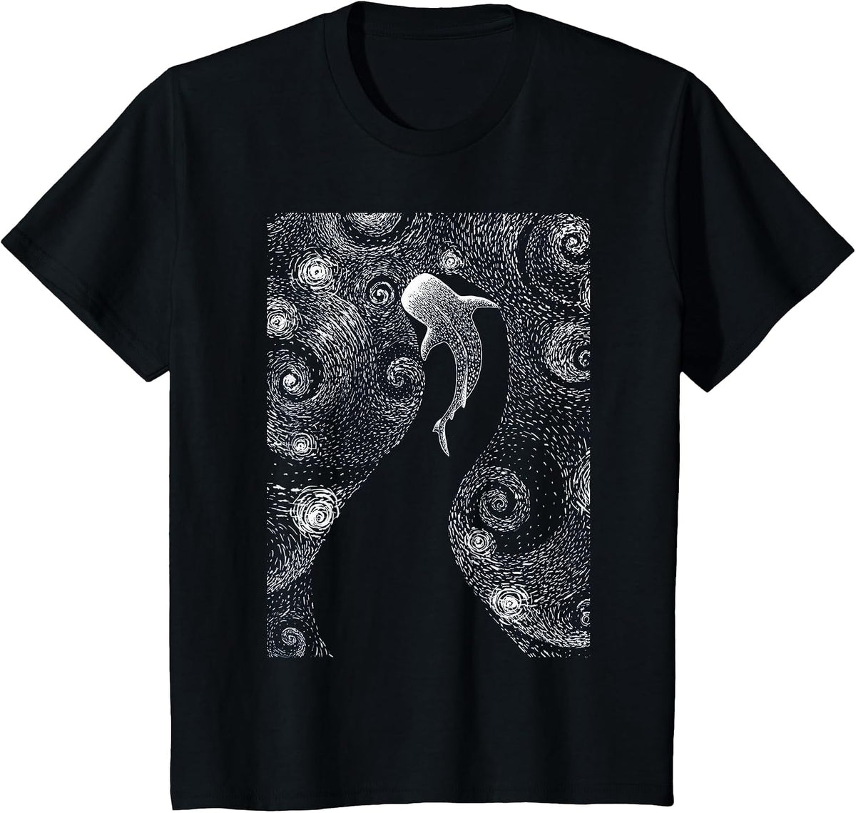 Diving with Whale Sharks Whale Shark T-Shirt - Black