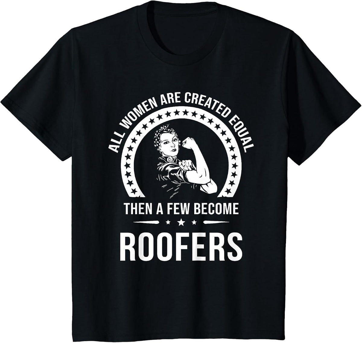 Roofing Shirt for Women | Roofer T-Shirt - Black