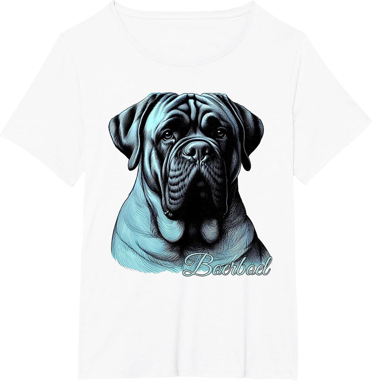 Boerboel Large Mastiff Dog Breed Owners Boerboel Dog Lovers T-Shirt - White