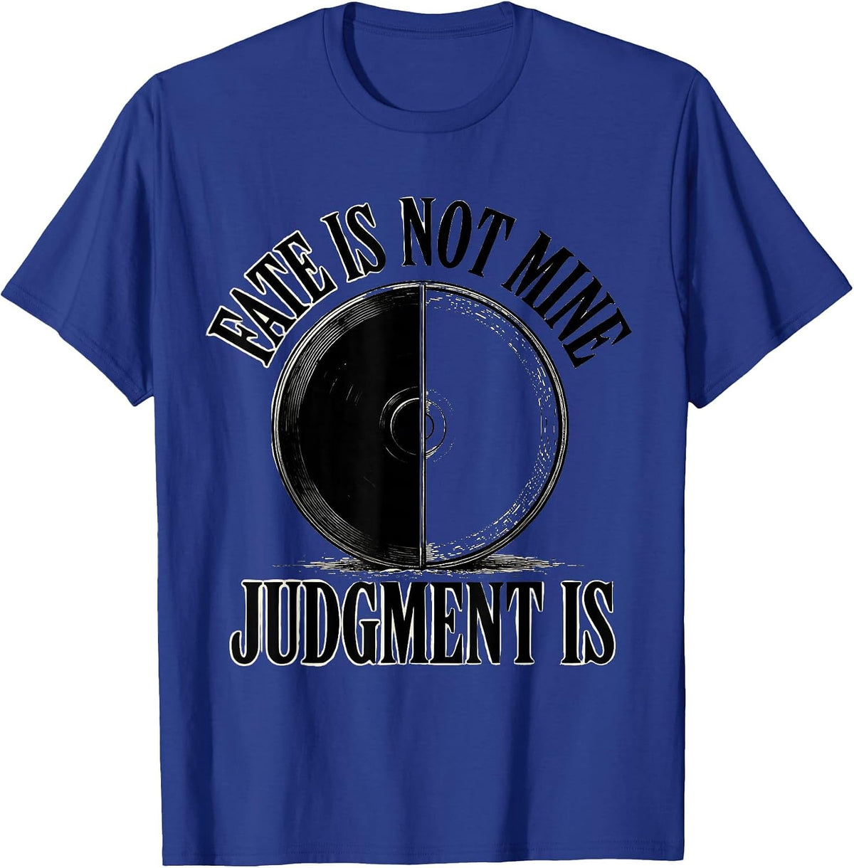 Fate Is Not Mine Judgment Is Stoic Philosophy Marcus T-Shirt - Royal Blue