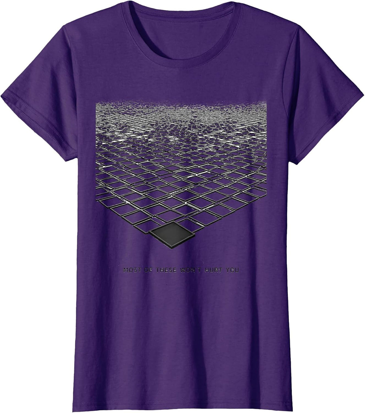 Women's Most Of These Won't Hurt You Funny Science Teacher Chemistry T-Shirt - Purple