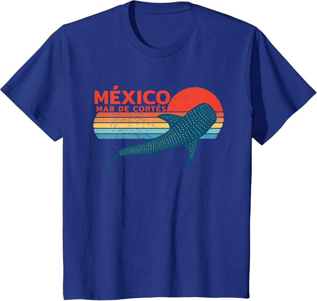 Whale Shark Sea of Cortez Mexico T-Shirt - Royal Blue