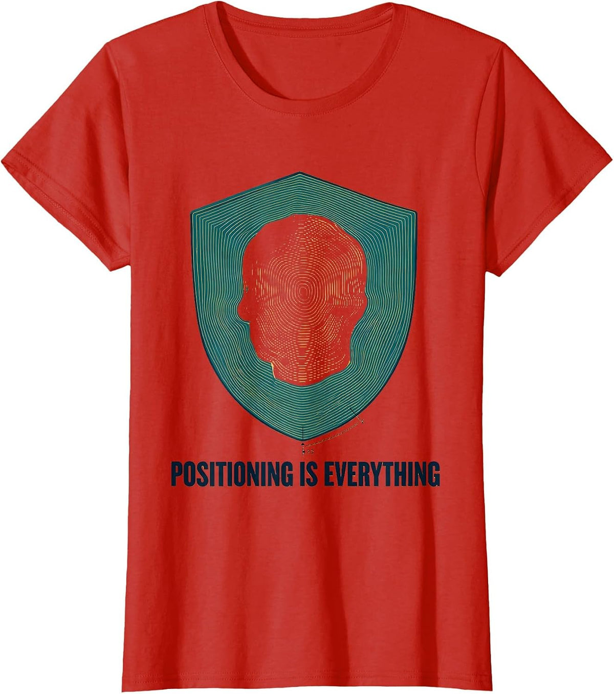 Positioning Is Everything Retro Rad Tech X-Ray Tech T-Shirt - Red