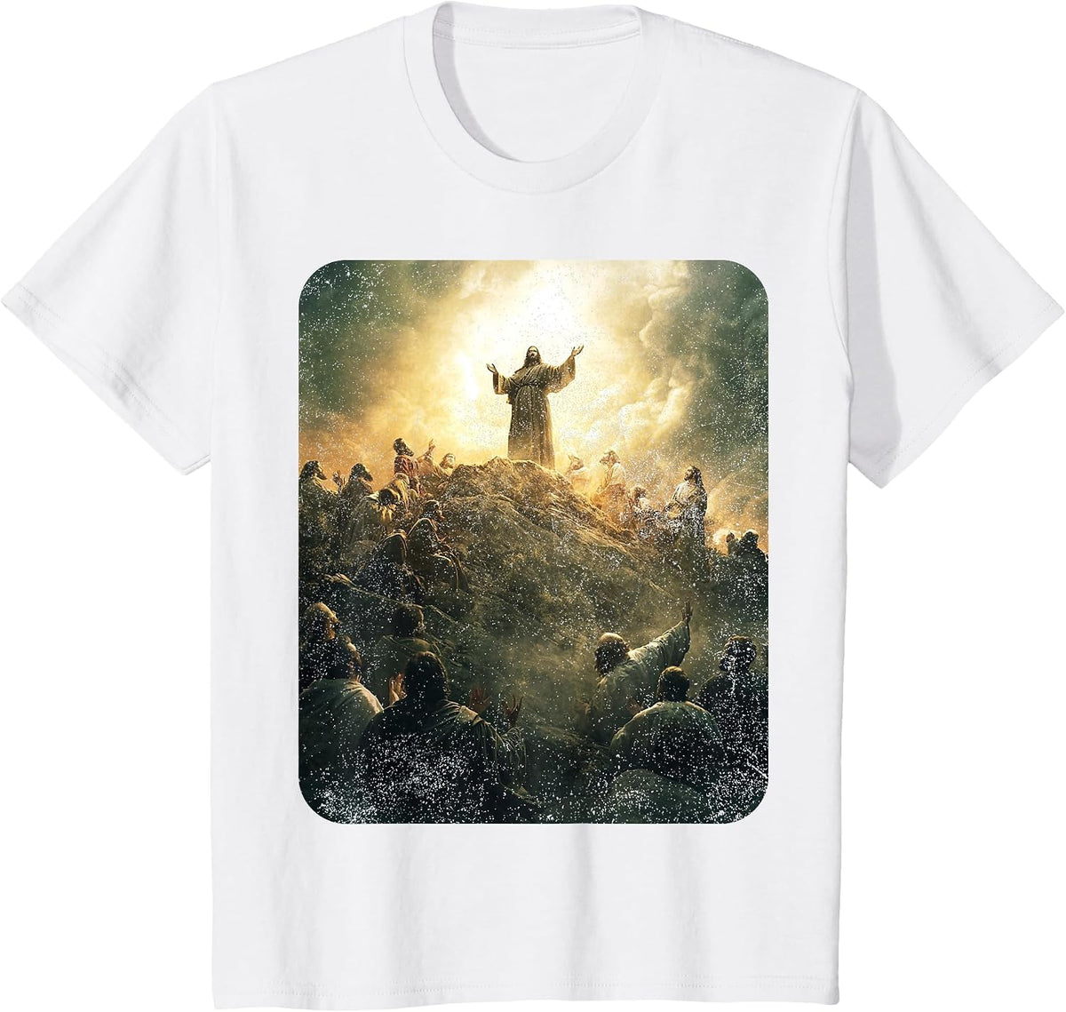 Jesus On T-Shirt - White