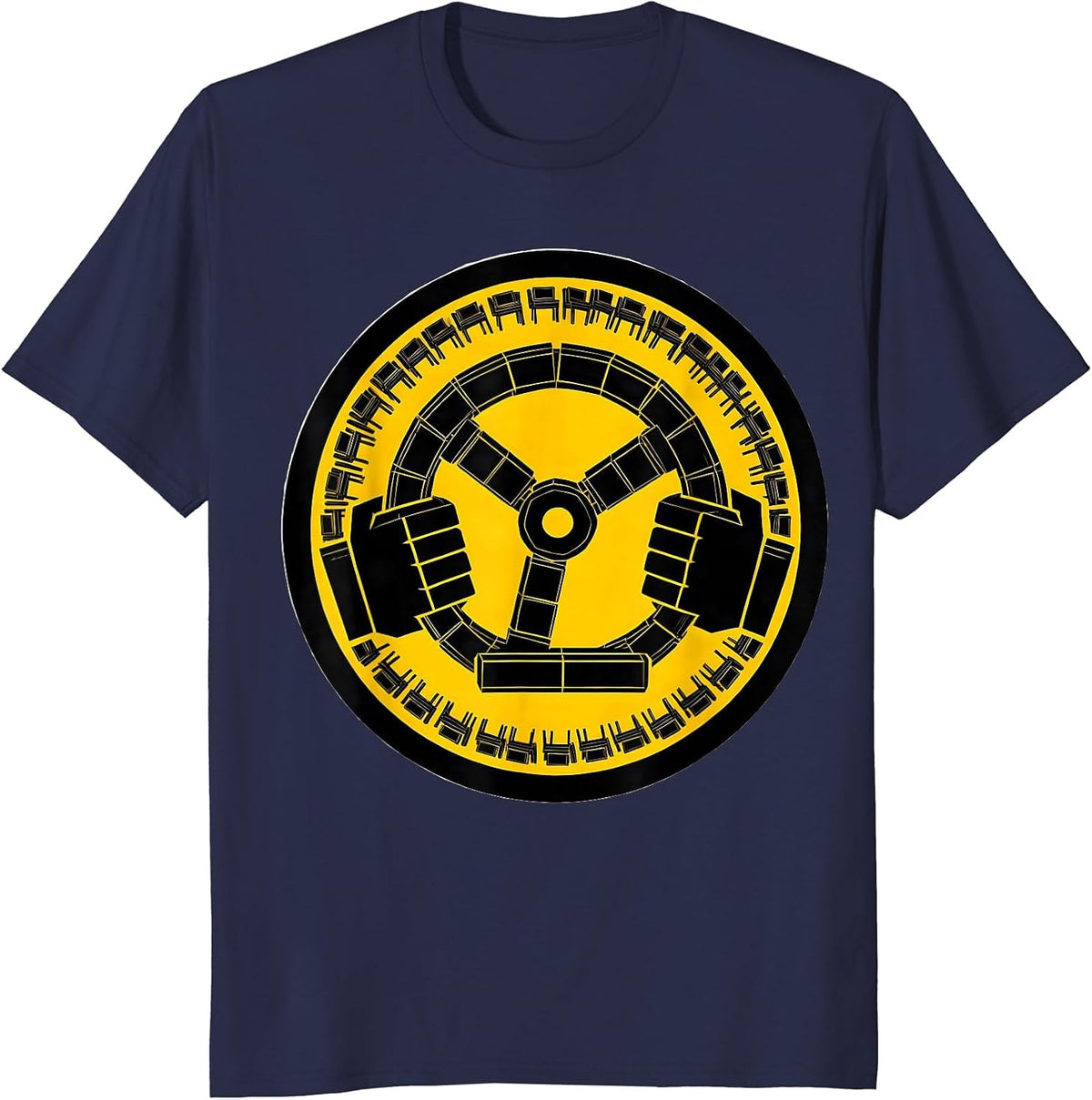 School Bus Driver Costume Humor Funny Transportation Squad T-Shirt - Navy Blue