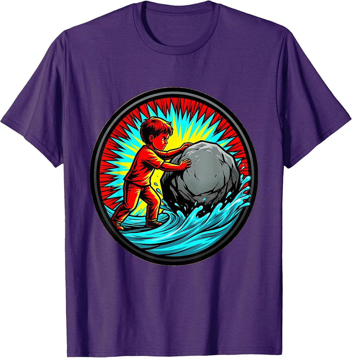 Be Like Subtraction Remove Obstacles Graphic Tee T-Shirt - Purple