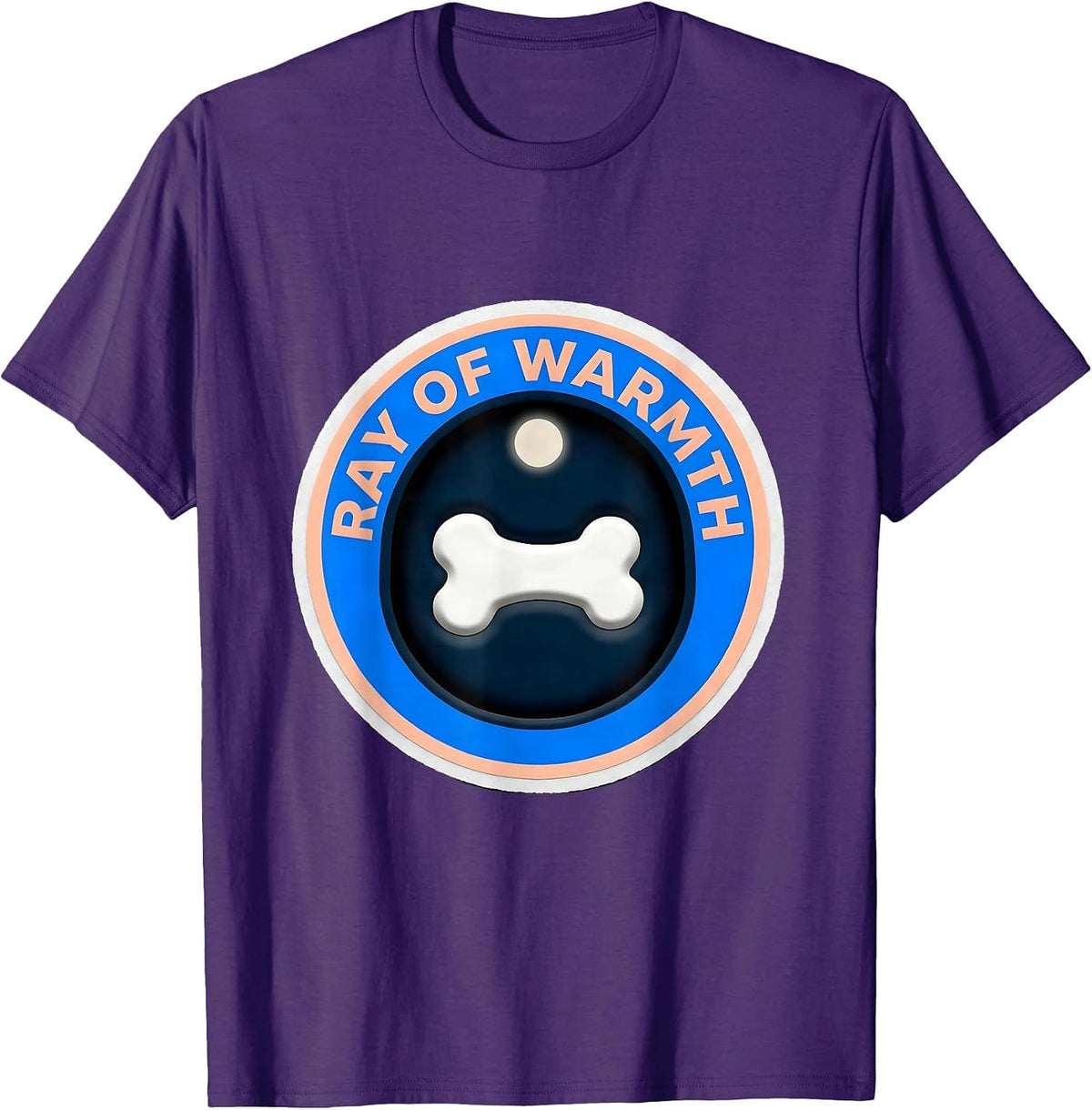 Ray of Warmth Funny Radiologic Technologist X-ray Tech Gift T-Shirt - Purple