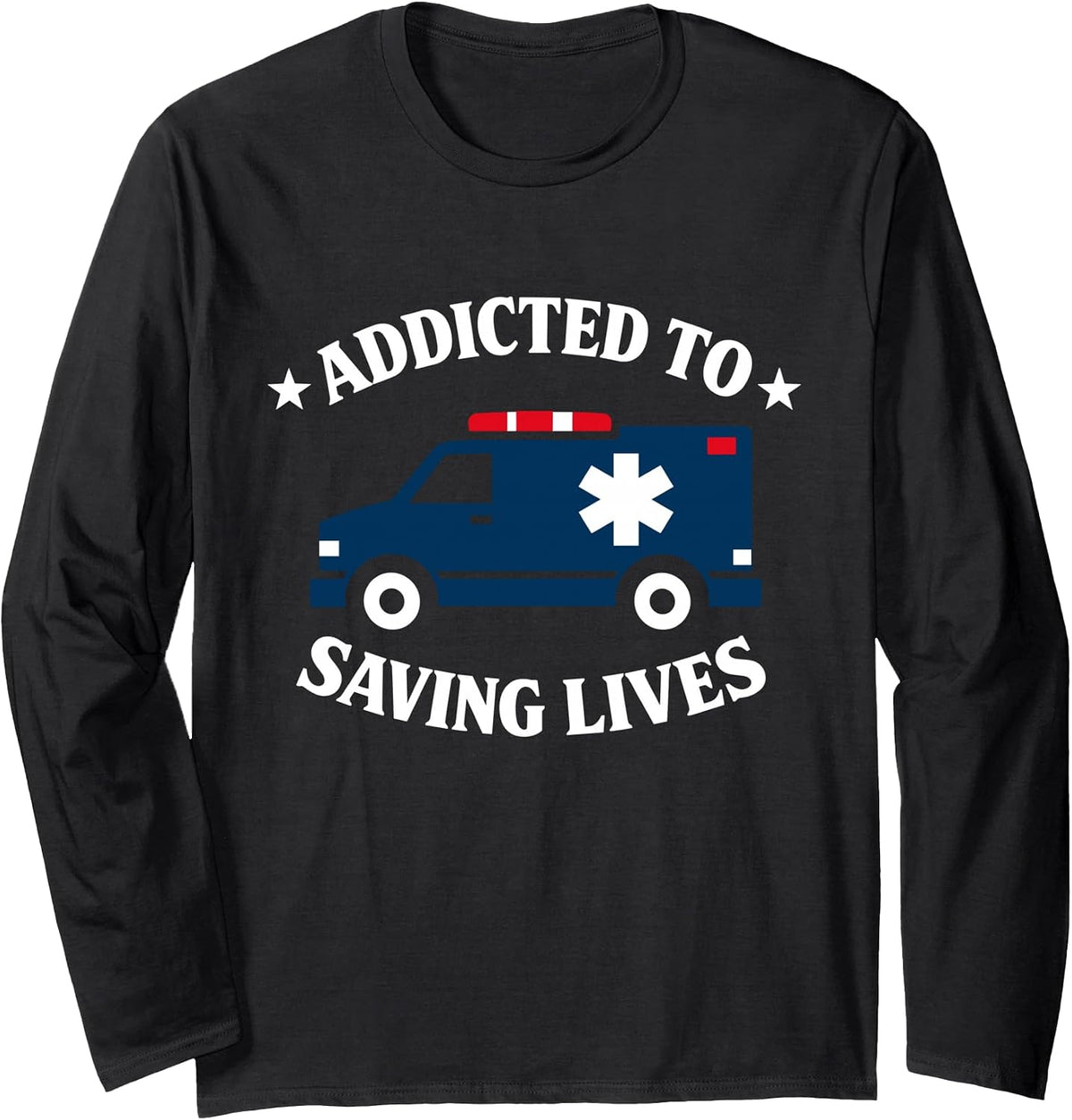 Critical Care Paramedic Advanced EMT ALS Identity Long Sleeve T-Shirt - As Pictured