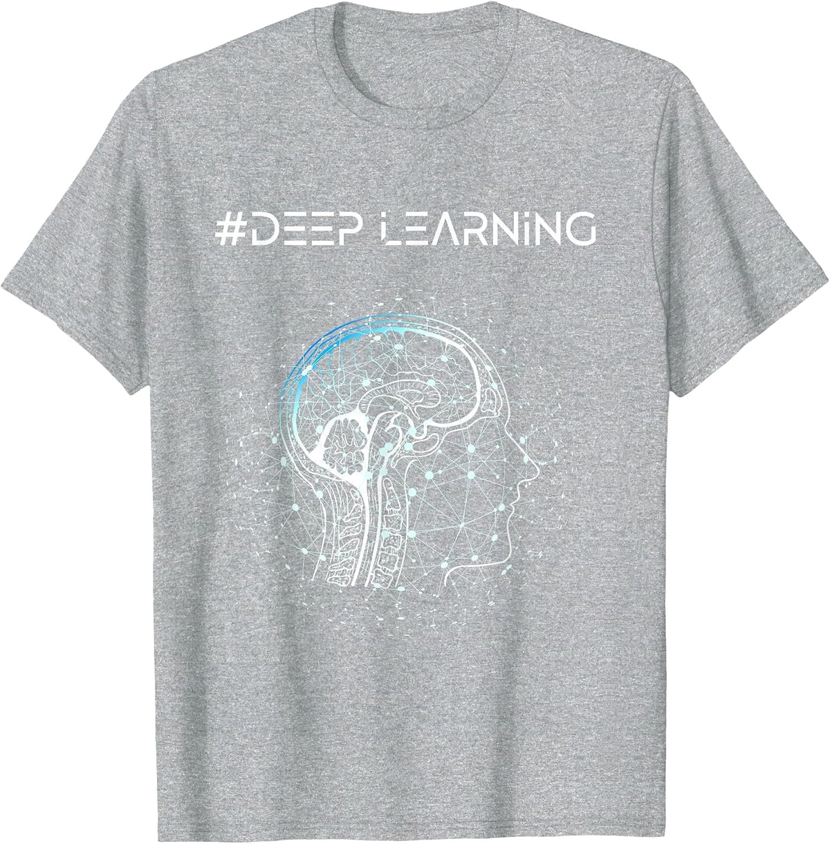 Deep Learning Data Science Machine Learning AI T-Shirt - Heather Grey