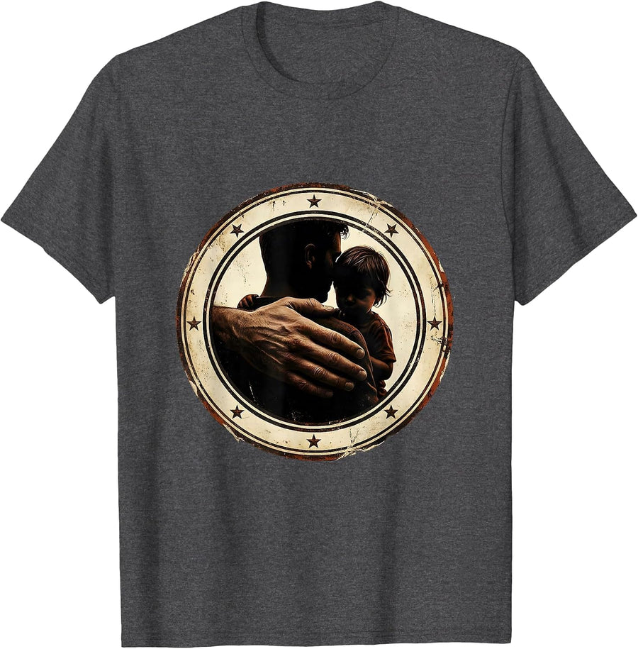 Men's Paraprofessional Supportive Hand Graphic T-Shirt - Dark Heather Grey