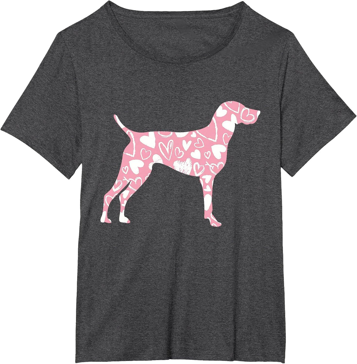 German Shorthair Dog GSP Mom Dad T-Shirt - Dark Heather Grey