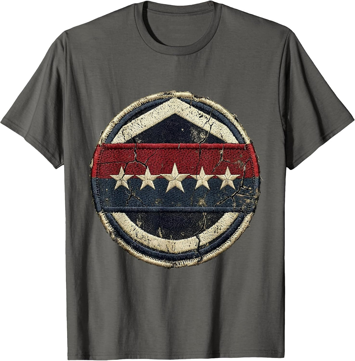 Labor Day Ironworker City Skyline Illustration T-Shirt - Asphalt Grey