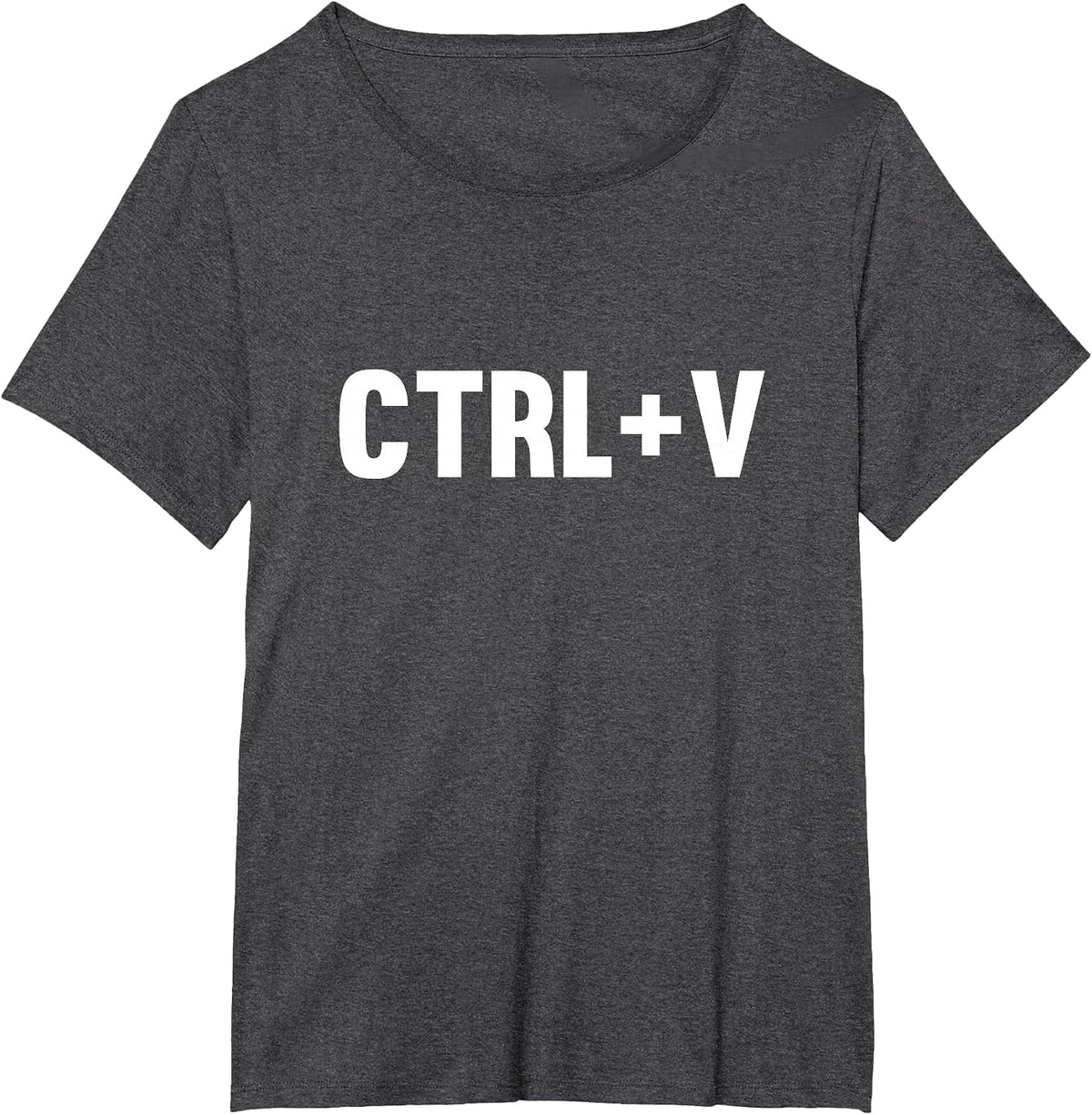 Control Copy and Paste Ctrl + V Shirt T-Shirt - Dark Heather Grey