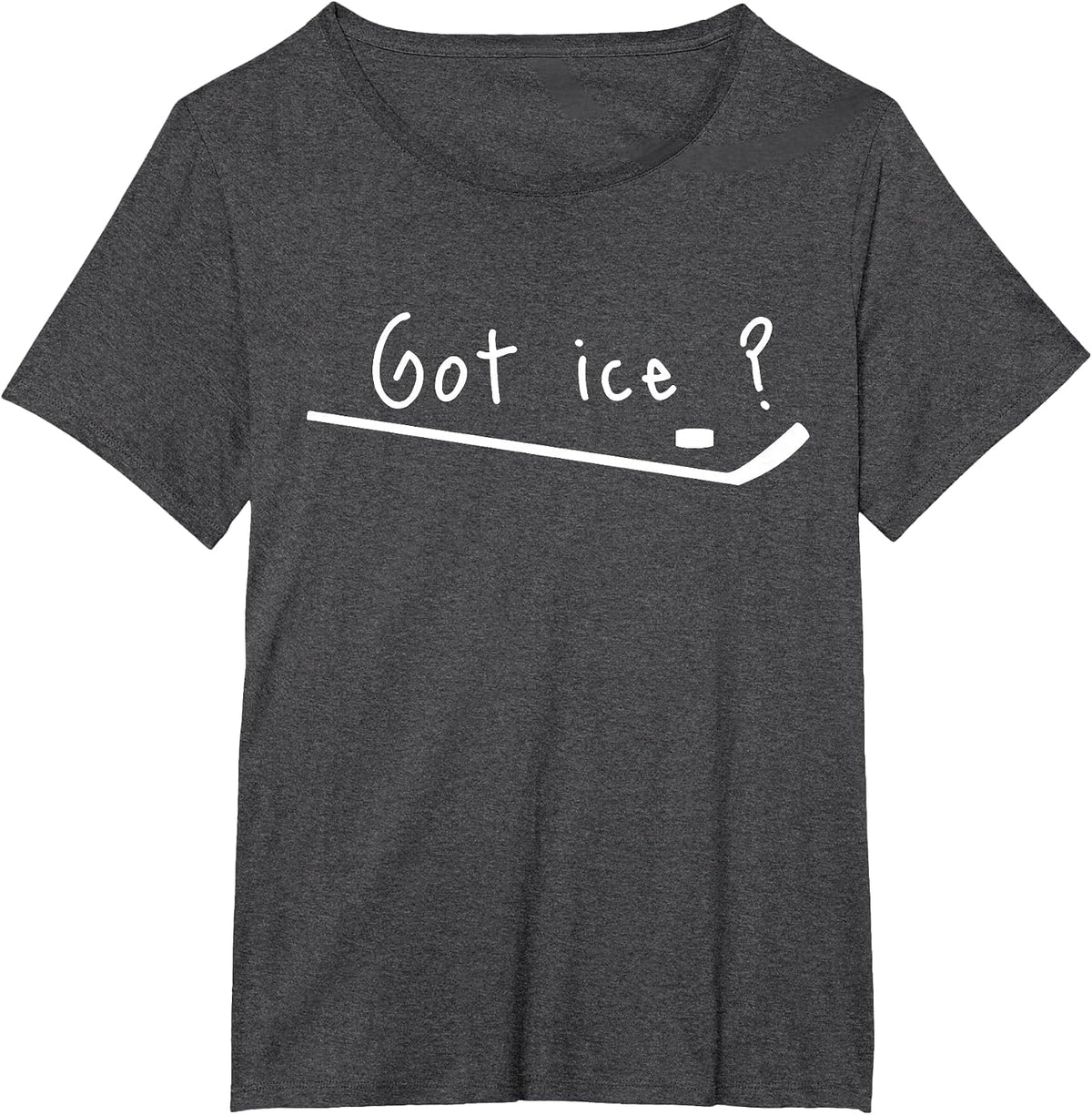 Ice Hockey T-Shirt - Dark Heather Grey