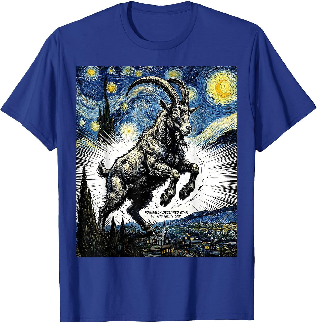 Formally Declared Star Of The Night Sky Funny T-Shirt - Royal Blue