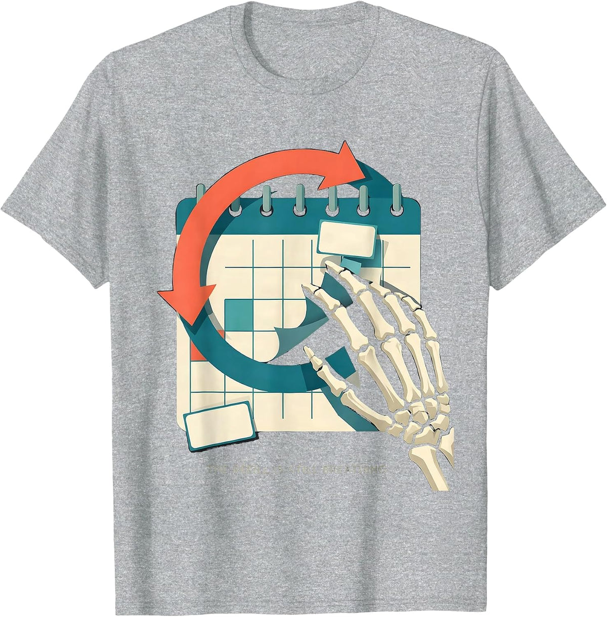 Men's The Refill Is Still Breathing Funny Pharmacy Tech Halloween T-Shirt - Heather Grey