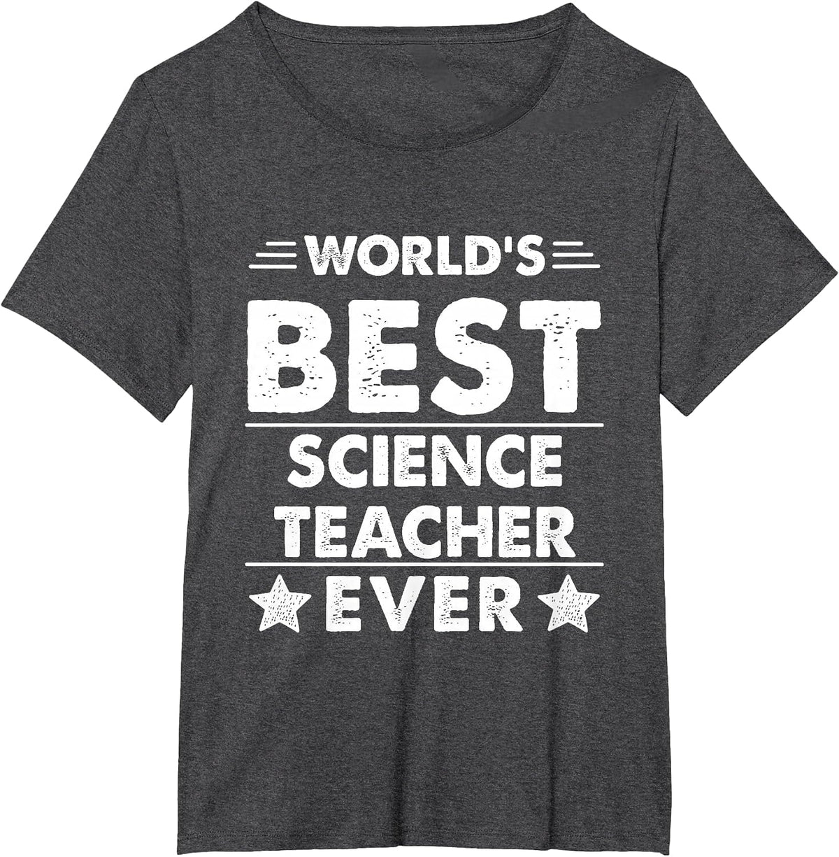 World's Best Science Teacher Ever T-Shirt - Dark Heather Grey