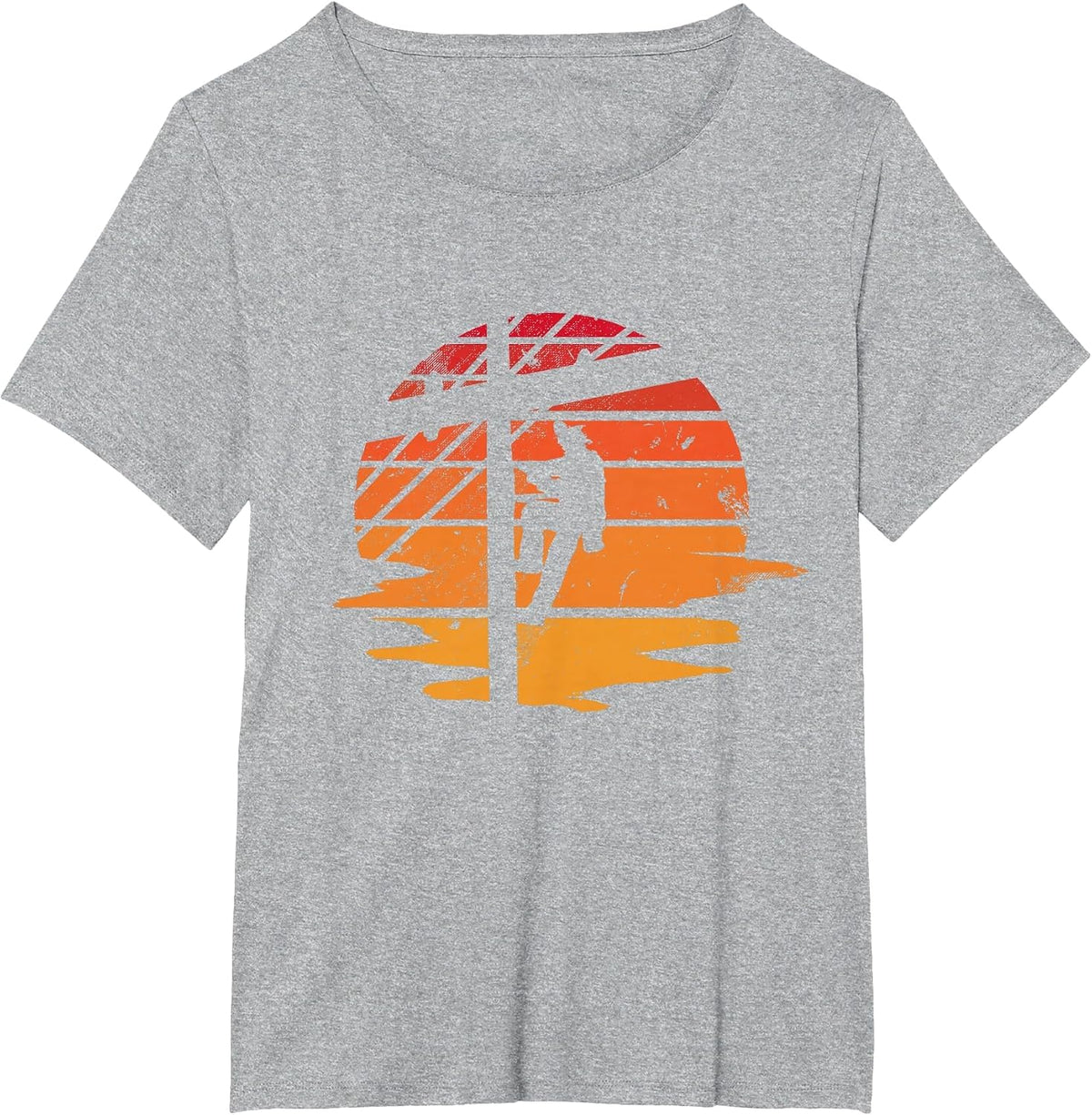 Vintage Distressed Lineman Shirt for Power Pole Electricians T-Shirt - Heather Grey