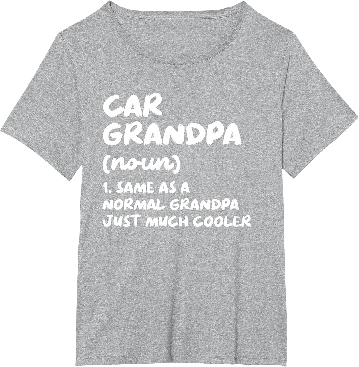 Car Grandpa Definition Funny Garage Car Mechanic T-Shirt - Heather Grey