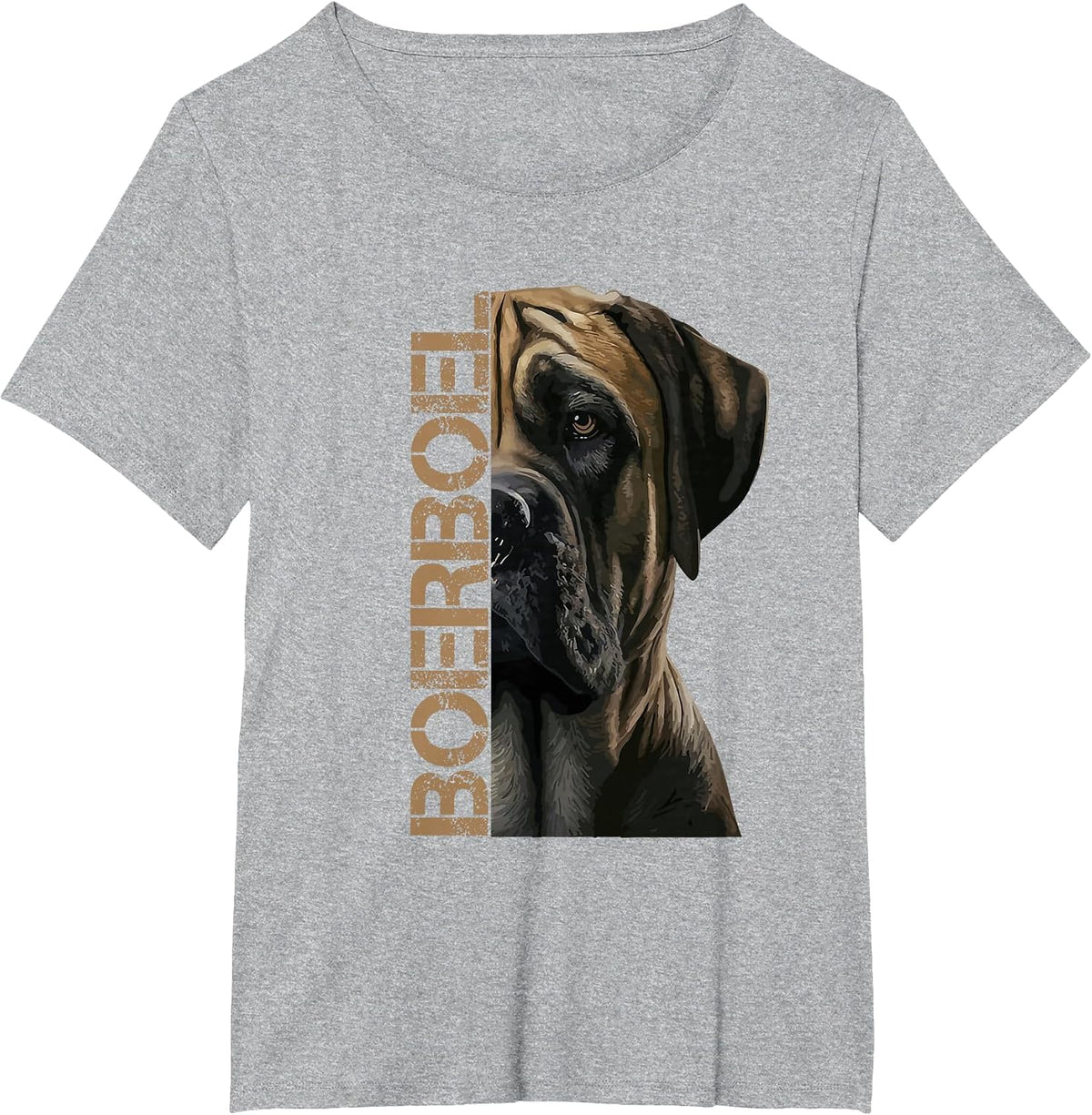 Boerboel Dog T-Shirt - Heather Grey