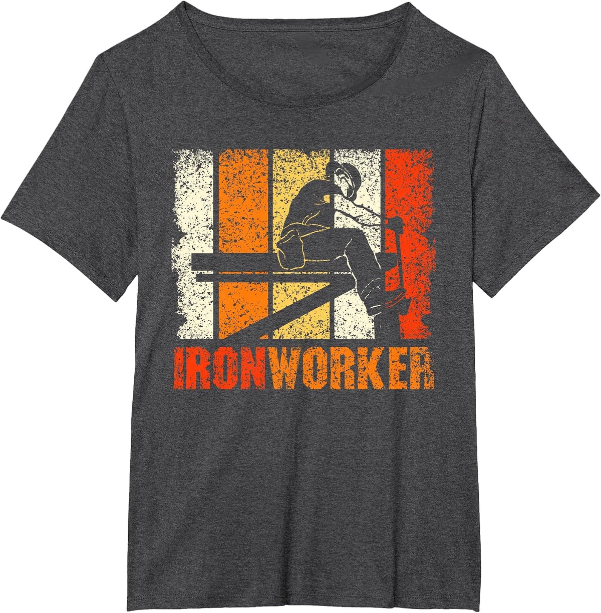 Ironworker Iron Worker Ironwork Ironworkers Ironworker T-Shirt - Dark Heather Grey