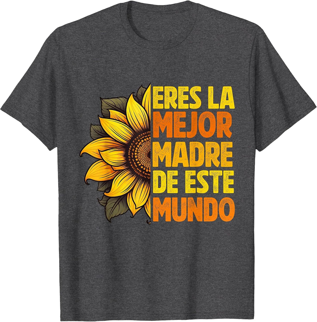 Regalos para Mama Dia De Las Madre Espanol Camiseta Abuela T-Shirt - Dark Heather Grey