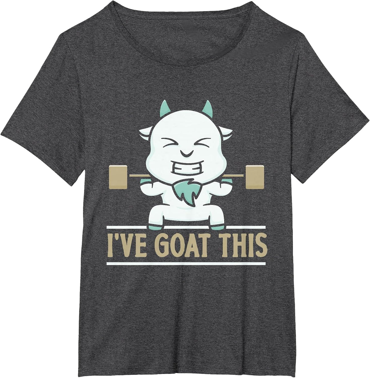 I've Goat This Gym Weightlifting Animal Pet Lover Owner T-Shirt - Dark Heather Grey