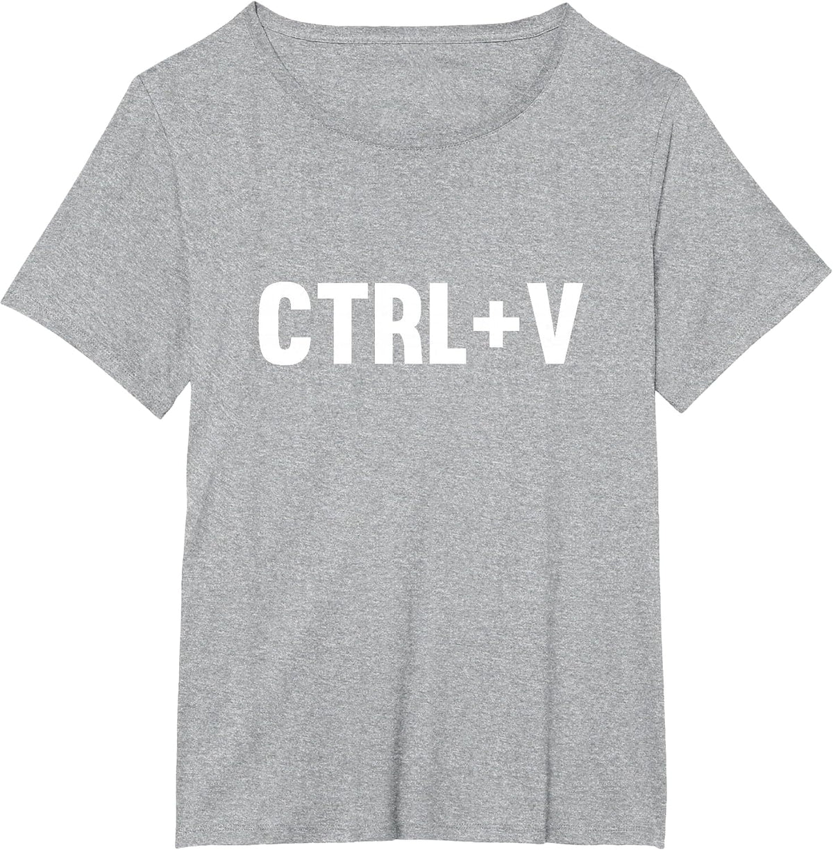 Control Copy and Paste Ctrl + V Shirt T-Shirt - Heather Grey