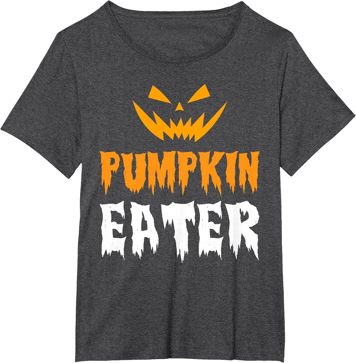 Peter Peter Pumpkin Eater for Halloween Costume Funny T-Shirt - Dark Heather Grey