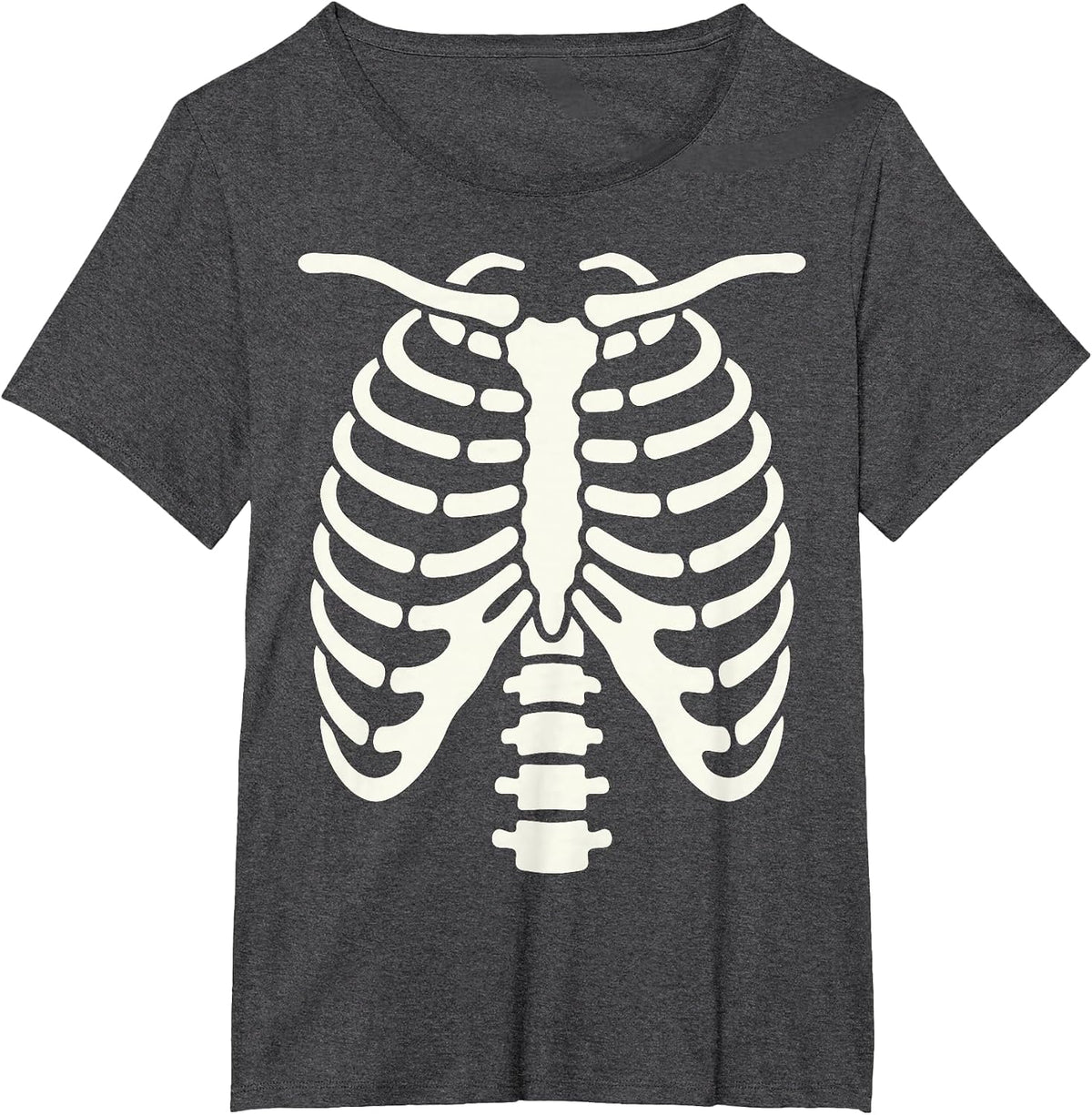 Skeleton Body Halloween Costume Bones Radiology Tech T-Shirt - Dark Heather Grey