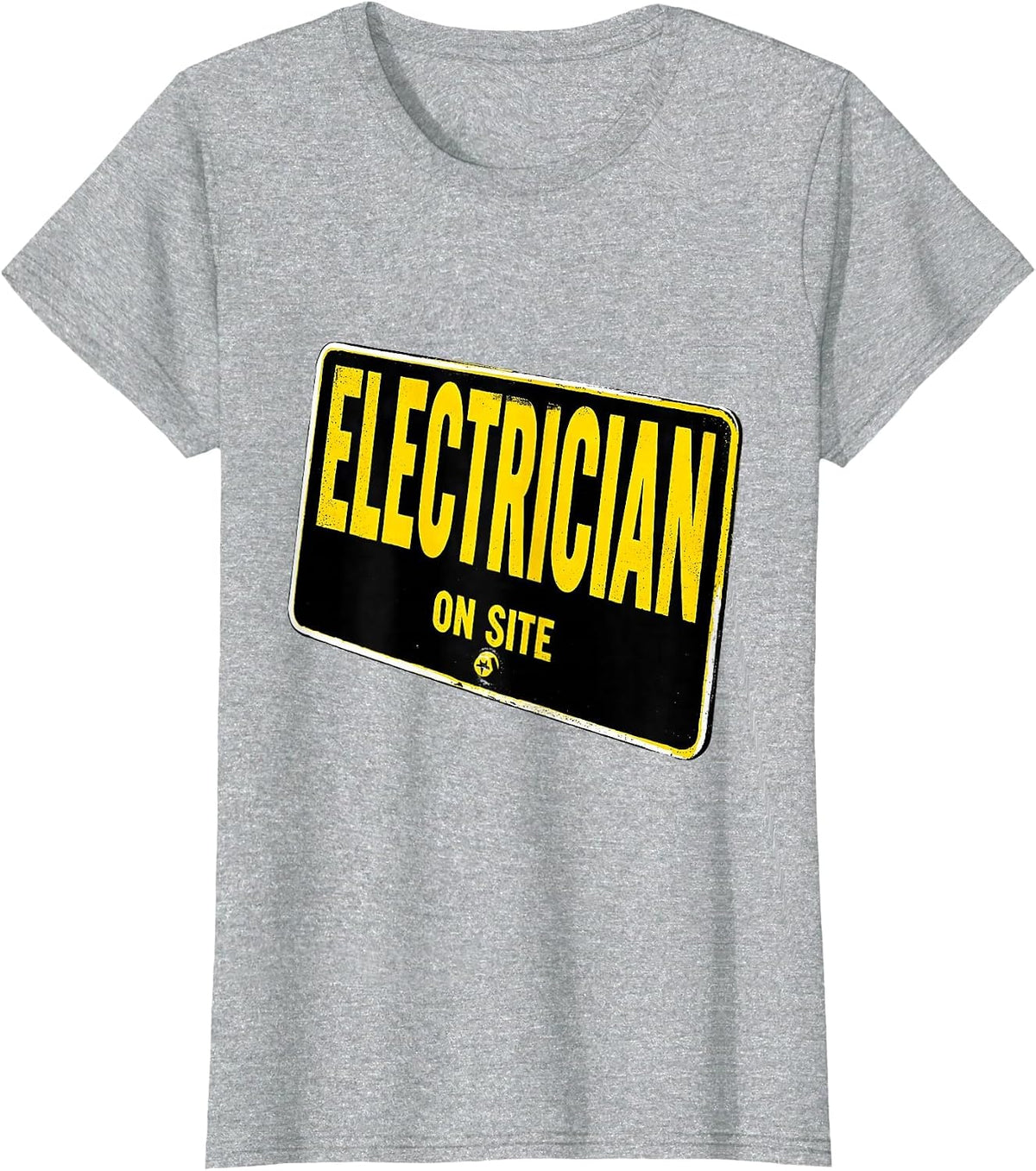 Women's Electrician On Site Maintenance Technician Skilled Worker T-Shirt - Heather Grey