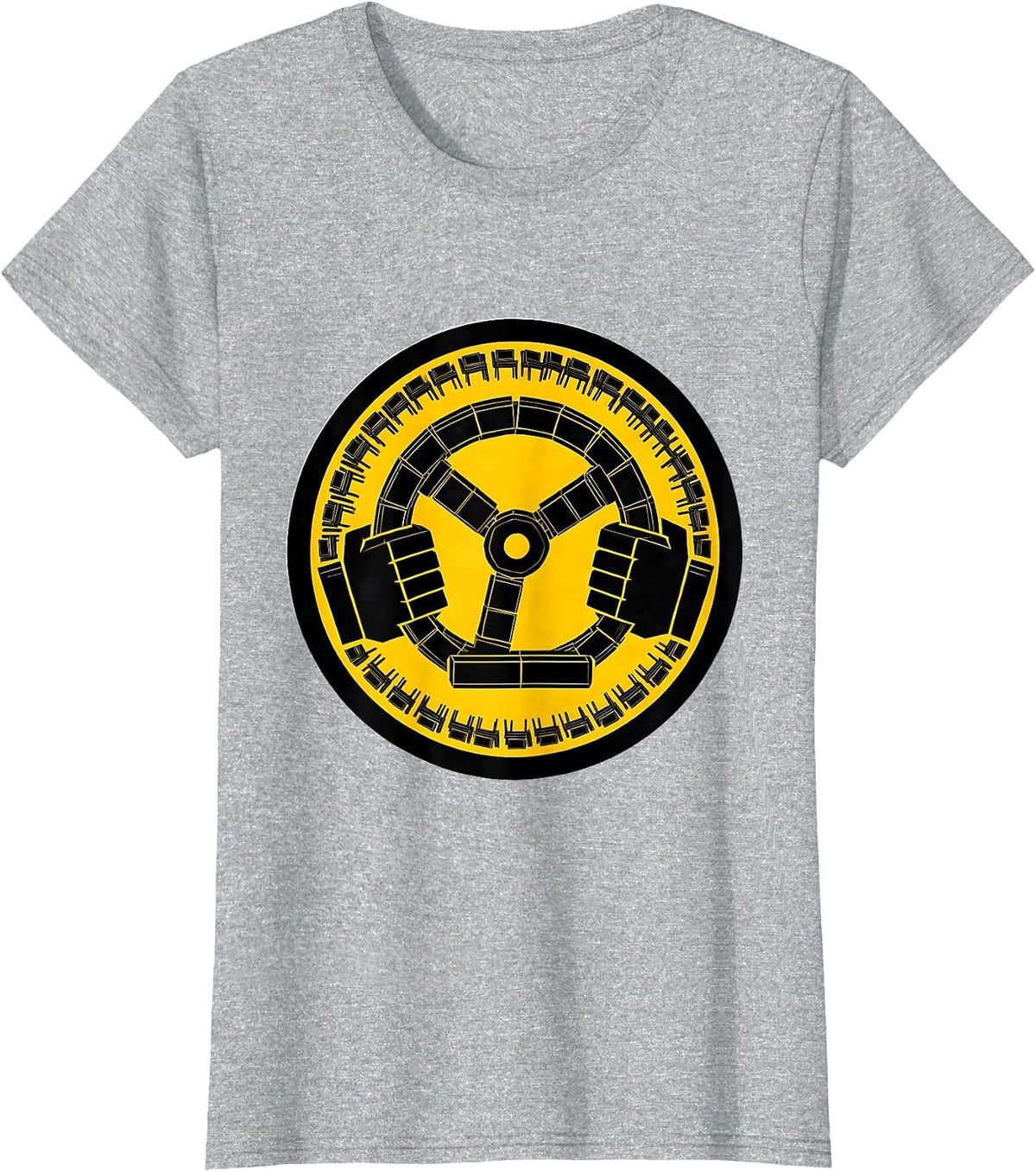 School Bus Driver Costume Humor Funny Transportation Squad T-Shirt - Heather Grey