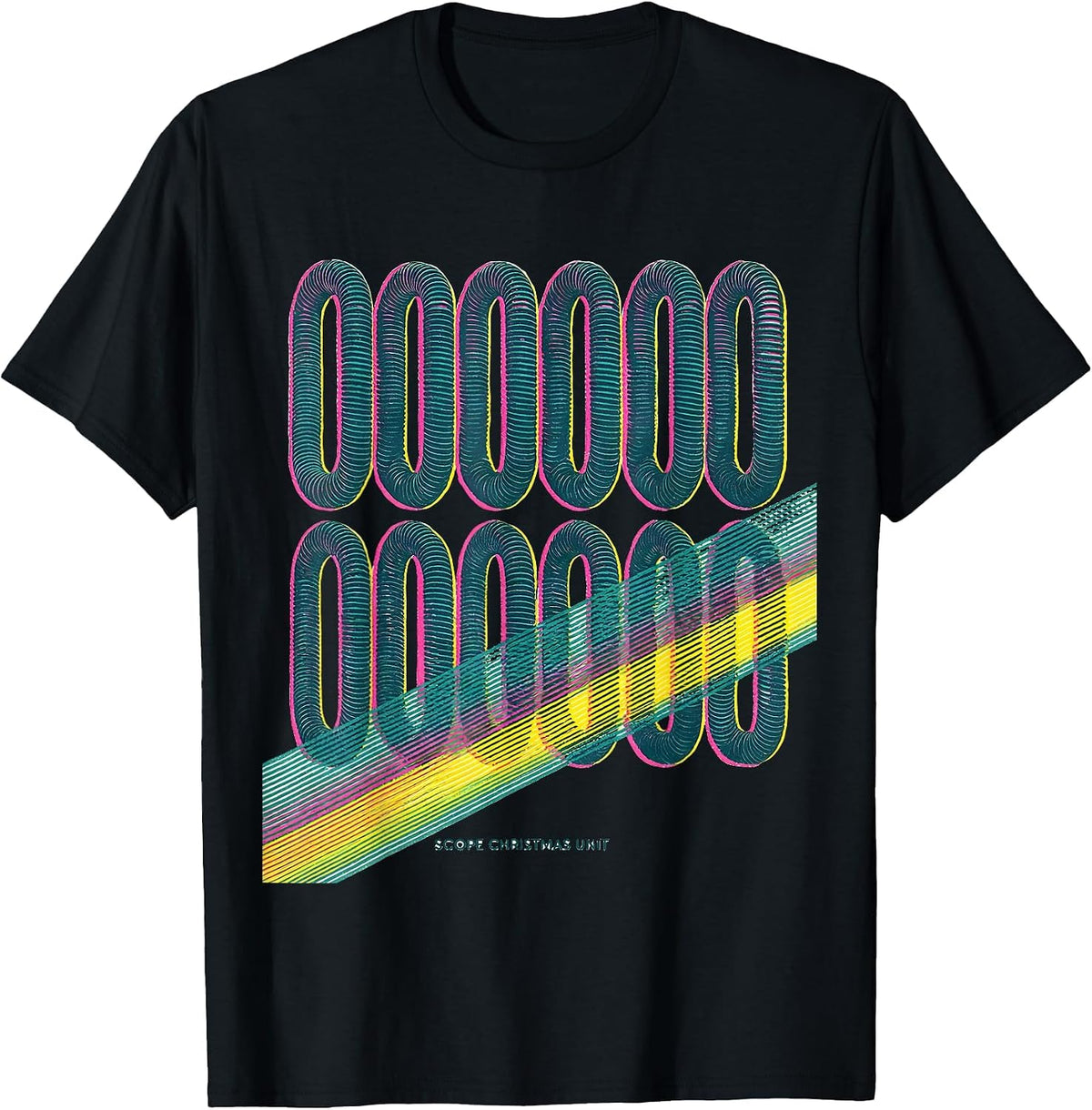 Men's Scope Christmas Unit Gastroenterology Nurse Endoscopy Tech T-Shirt - Black