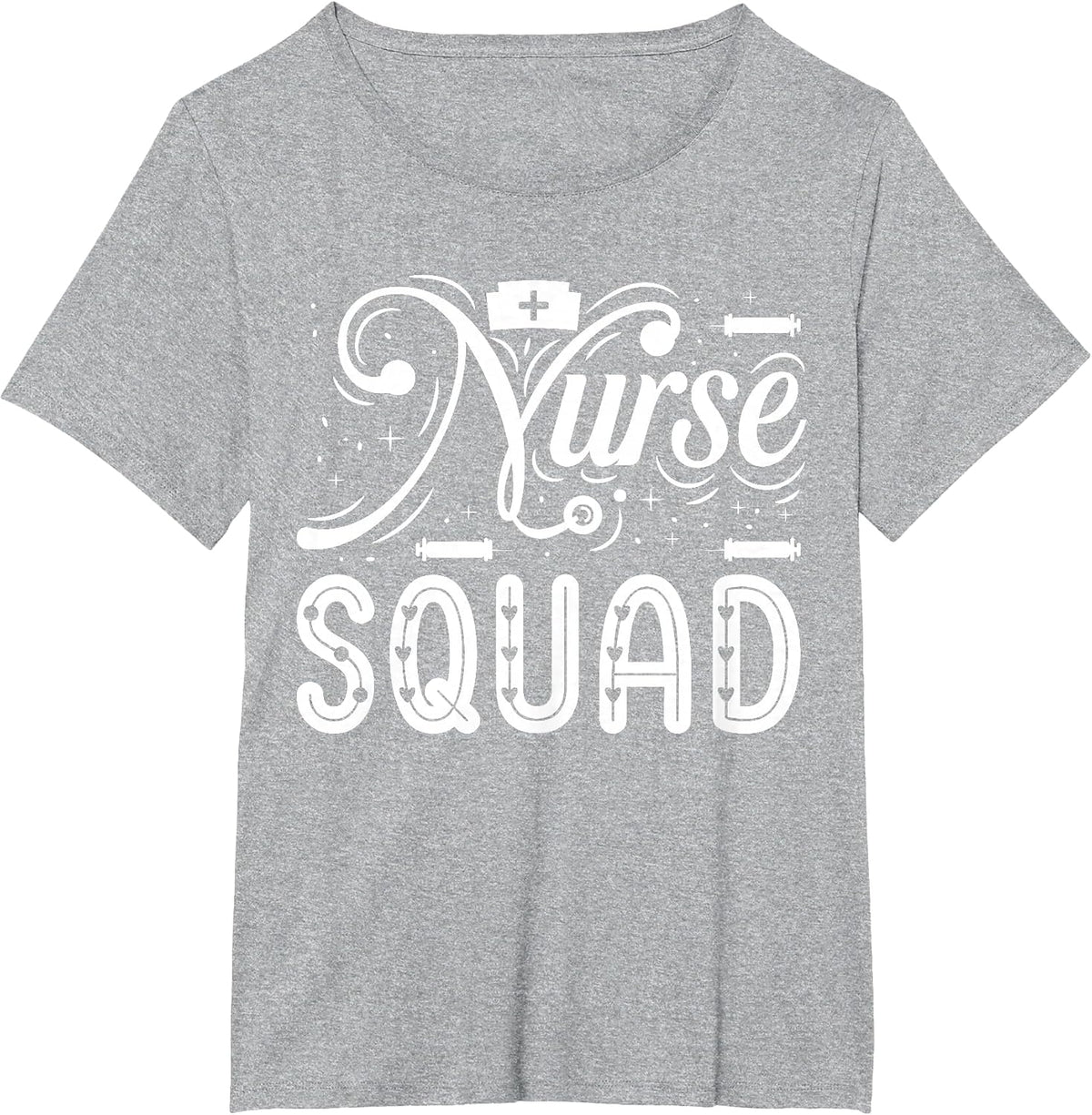 Nurse Squad | Nurse T-Shirt - Heather Grey