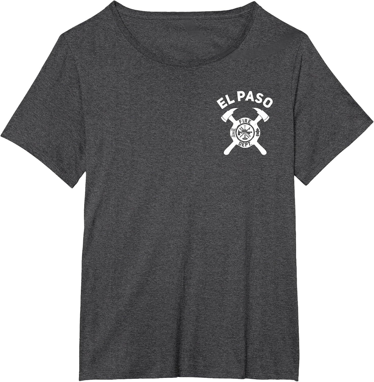 City of El Paso Fire Department Texas Firefighter T-Shirt - Dark Heather Grey