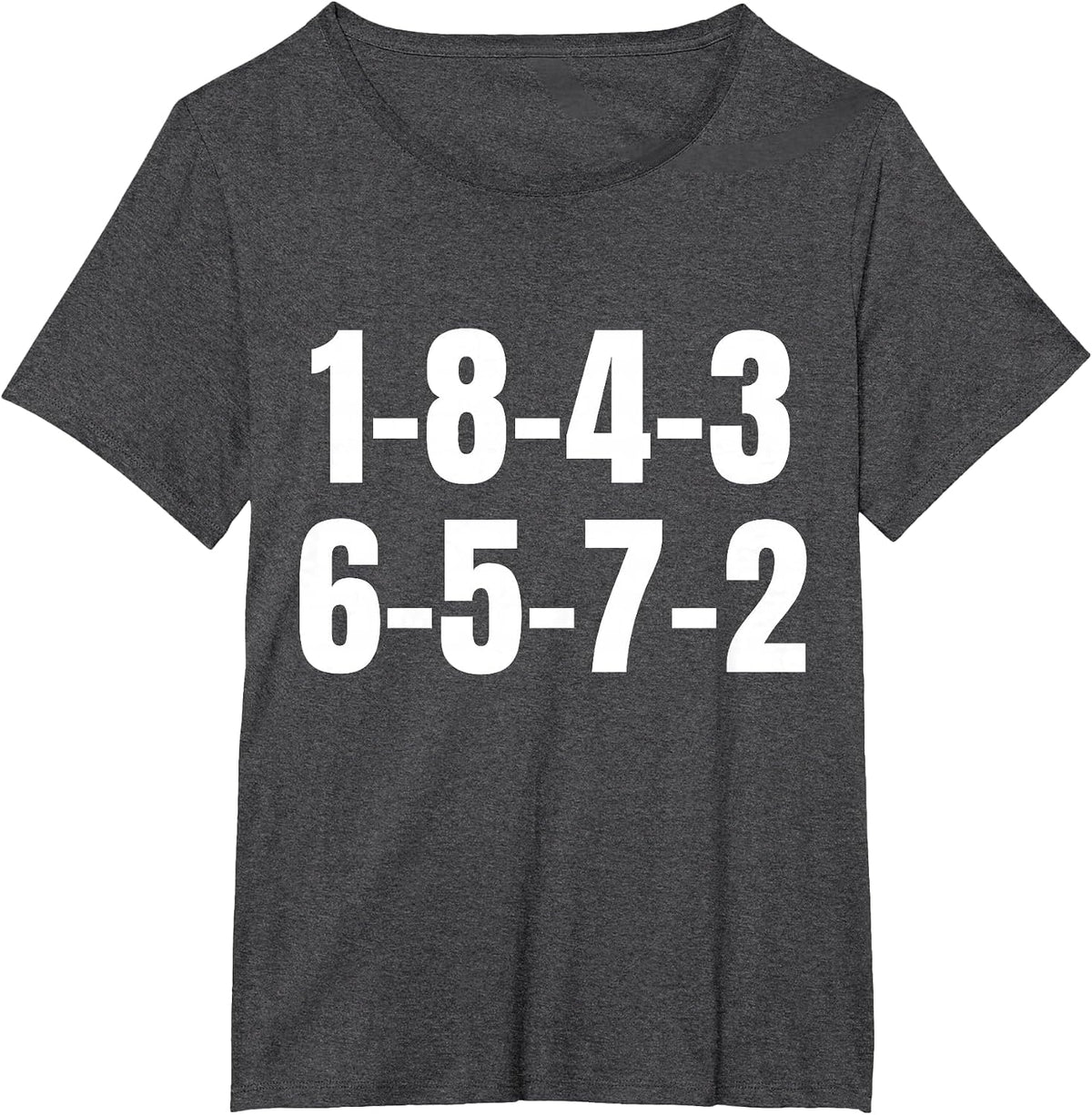 18436572 Firing Order Engine V8 Block Racing Mechanic T-Shirt - Dark Heather Grey