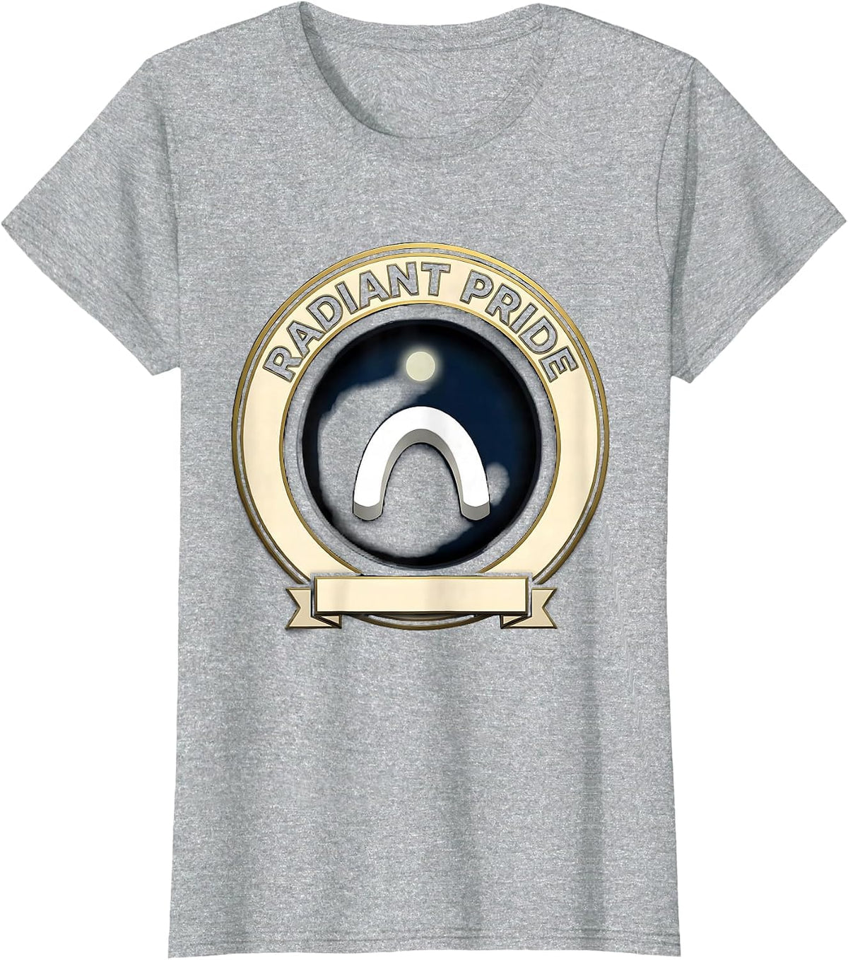 Radiant Pride Funny Radiologic Technologist X-ray CT MRI T-Shirt - Heather Grey