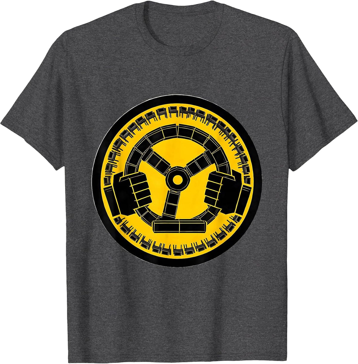 School Bus Driver Costume Humor Funny Transportation Squad T-Shirt - Dark Heather Grey