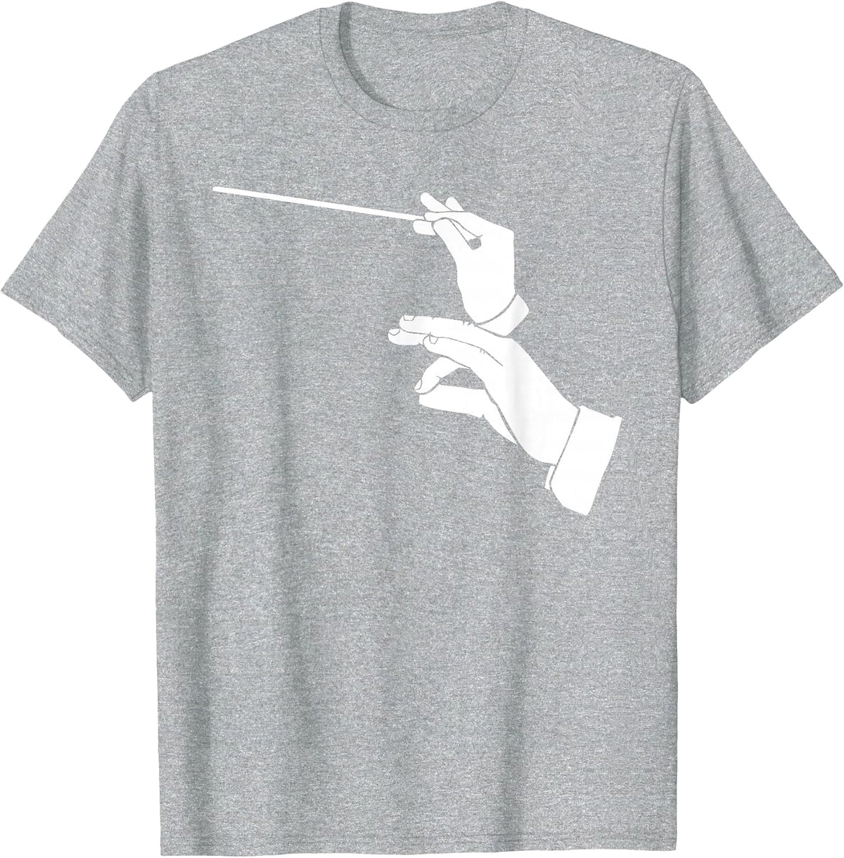 Conductor Watch Music Orchestra T-Shirt - Heather Grey