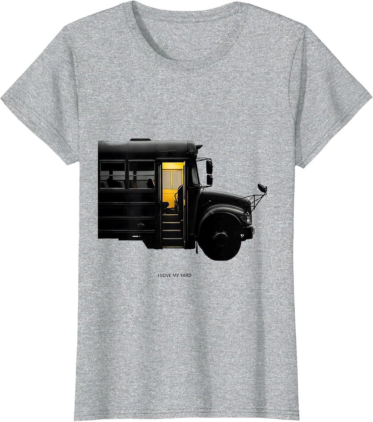 I Love My Yard School Bus Driver Appreciation Gift T-Shirt - Heather Grey