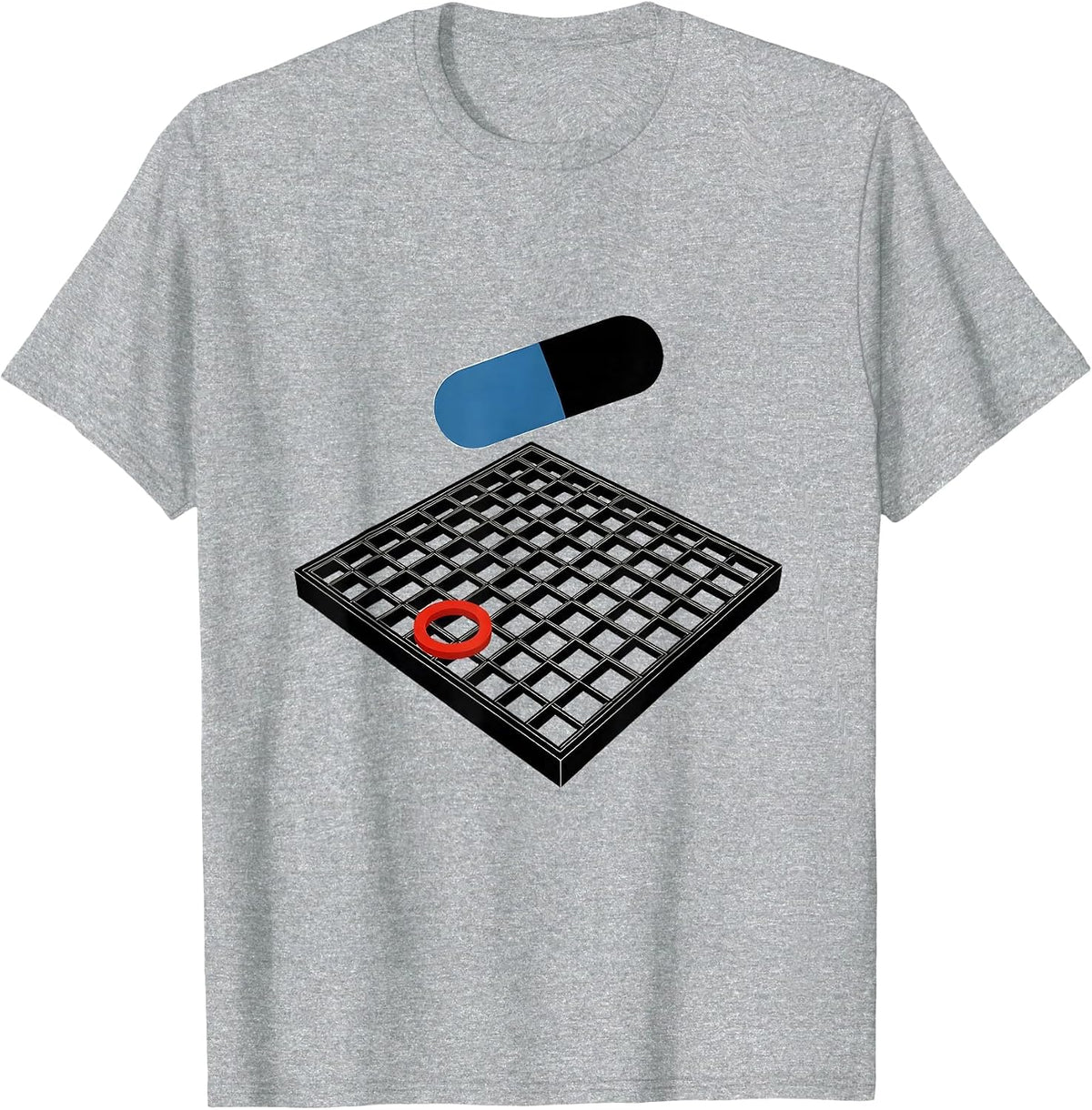 Men's Geometric Pharmacy Counter Pharmacy Tech Humor Gift T-Shirt - Heather Grey