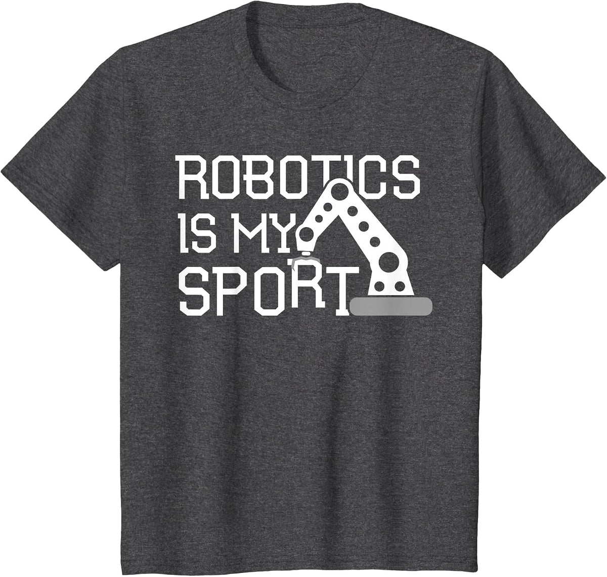 Robotics T Shirt for Men Robotics is My Sport Coding Tee T-Shirt - Dark Heather Grey
