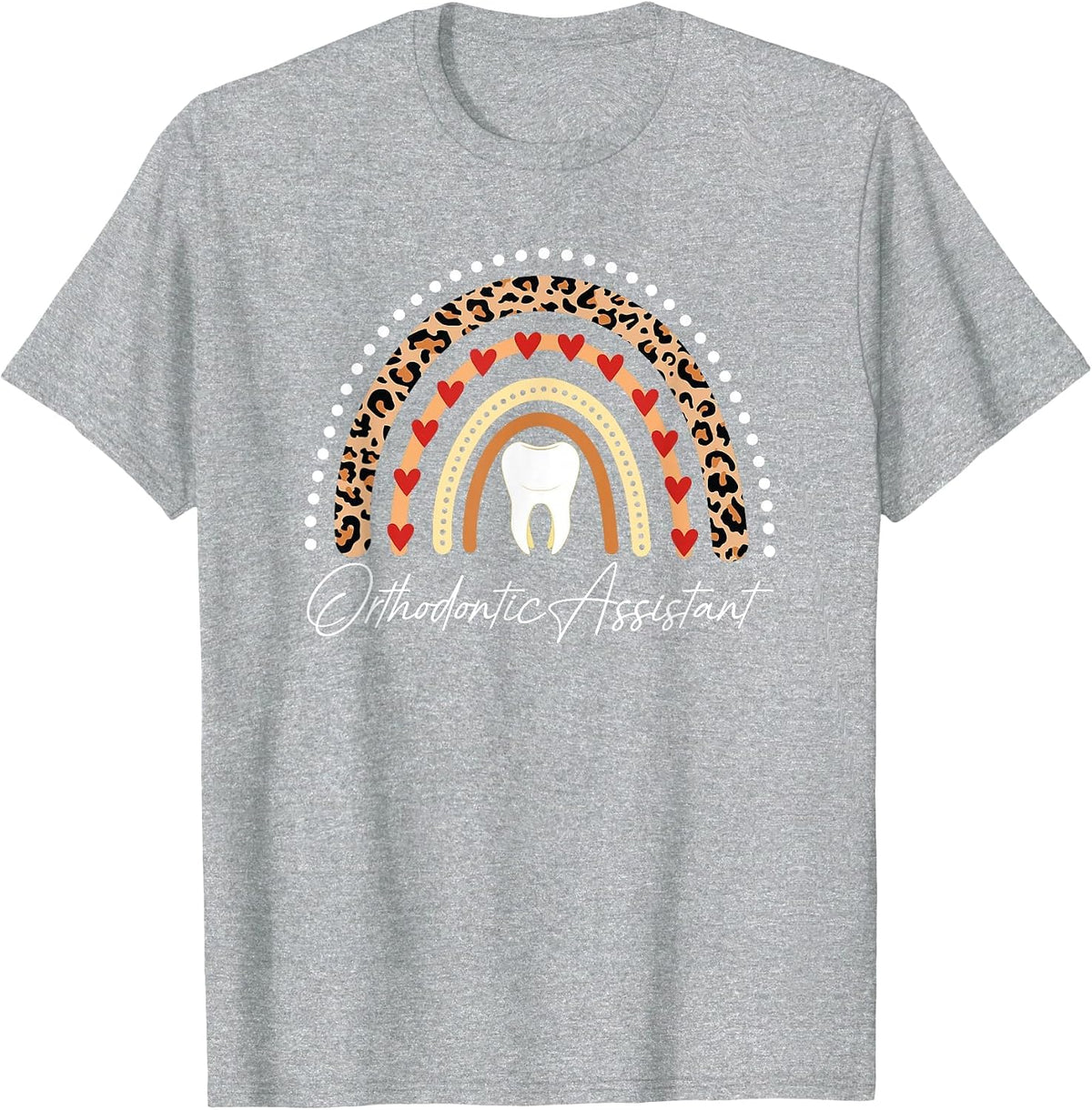 Orthodontic Assistant Dentist Braces T-Shirt - Heather Grey