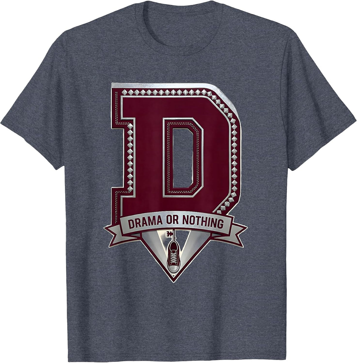 Drama Or Nothing Funny Drama Club Back to School T-Shirt - Heather Blue