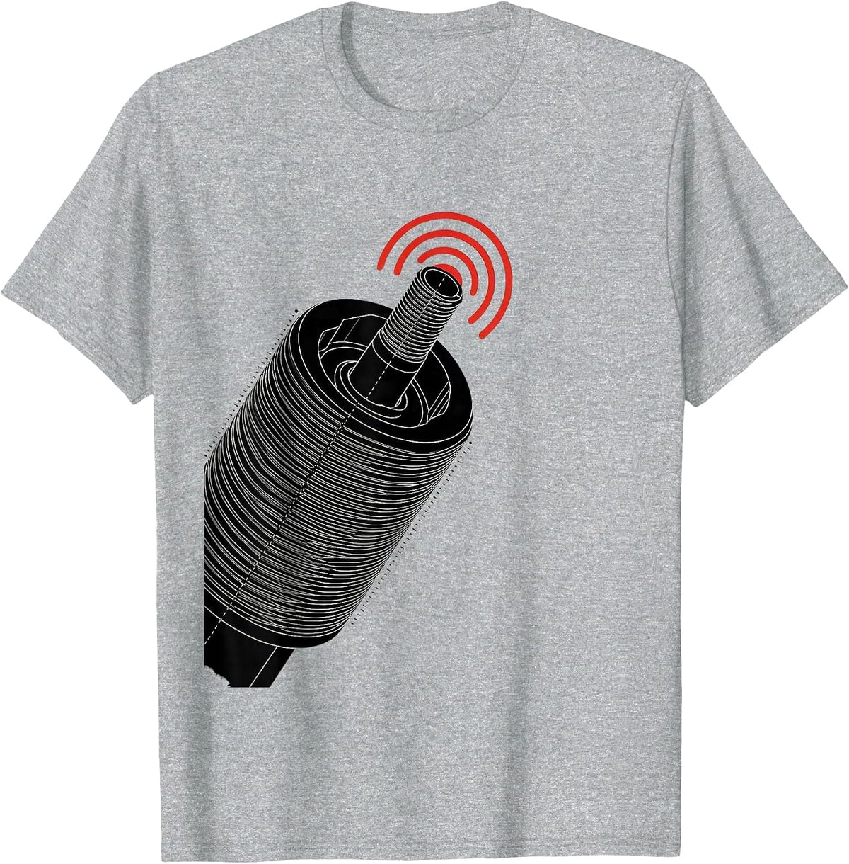 Men's Precision Pipe Threader Die Swiss International Plumber T-Shirt - Heather Grey