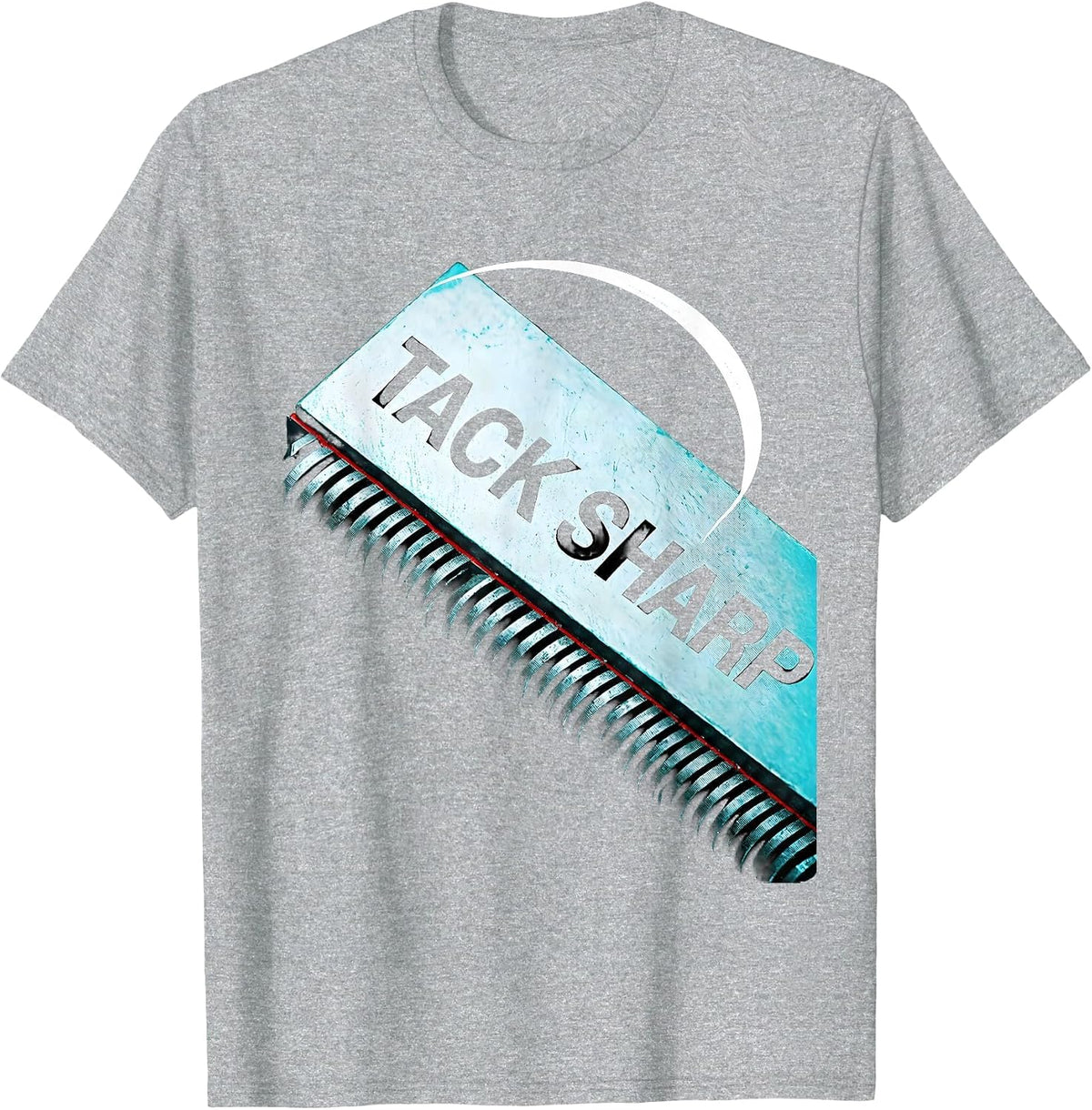 Men's Tack Sharp Funny Welder Metal Worker Trade Pride Humor T-Shirt - Heather Grey