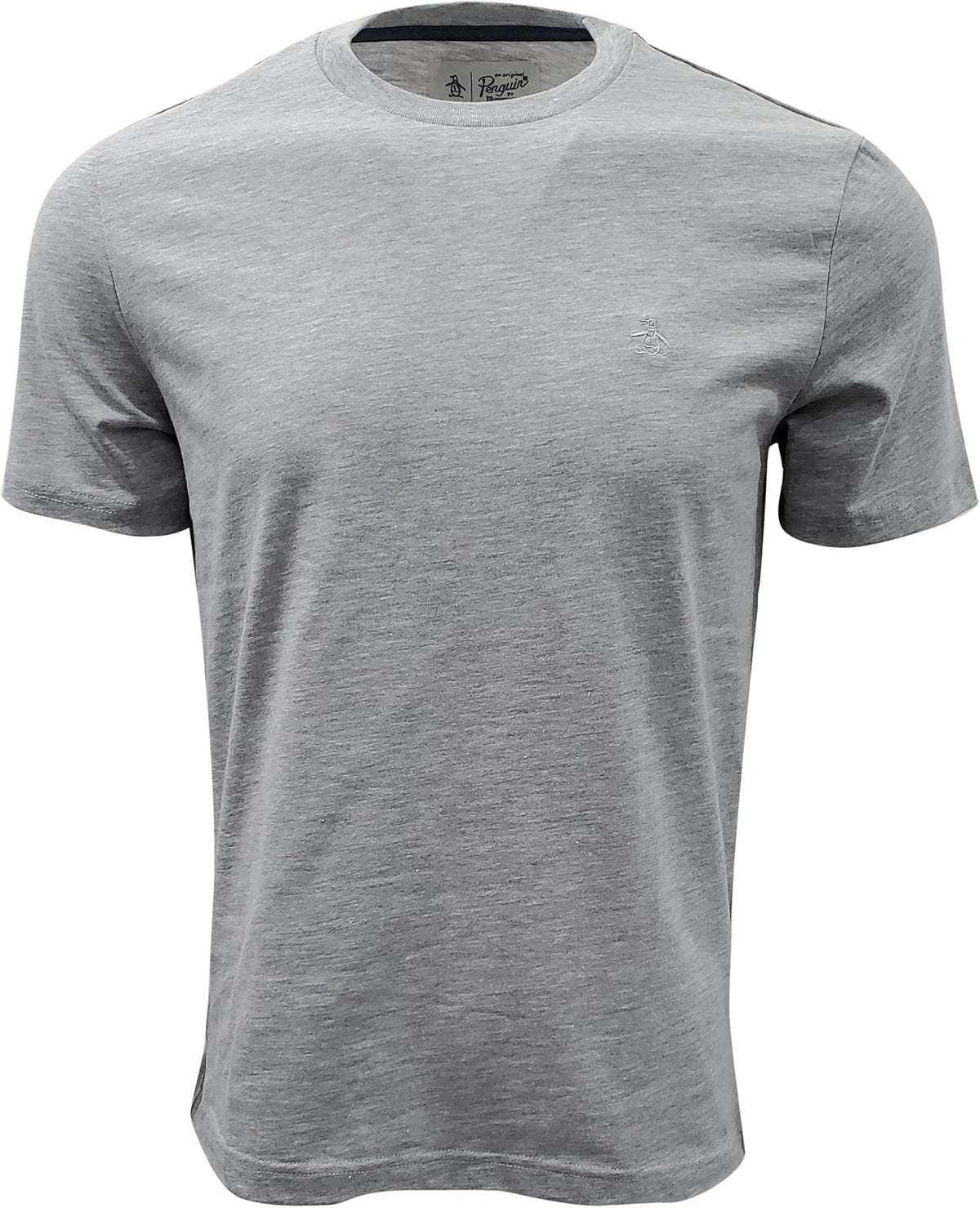 Original Penguin Men's Crewneck Basic Core Tee (US, Alpha, XX-Large, Regular, Regular, Rain Heather) - As Pictured